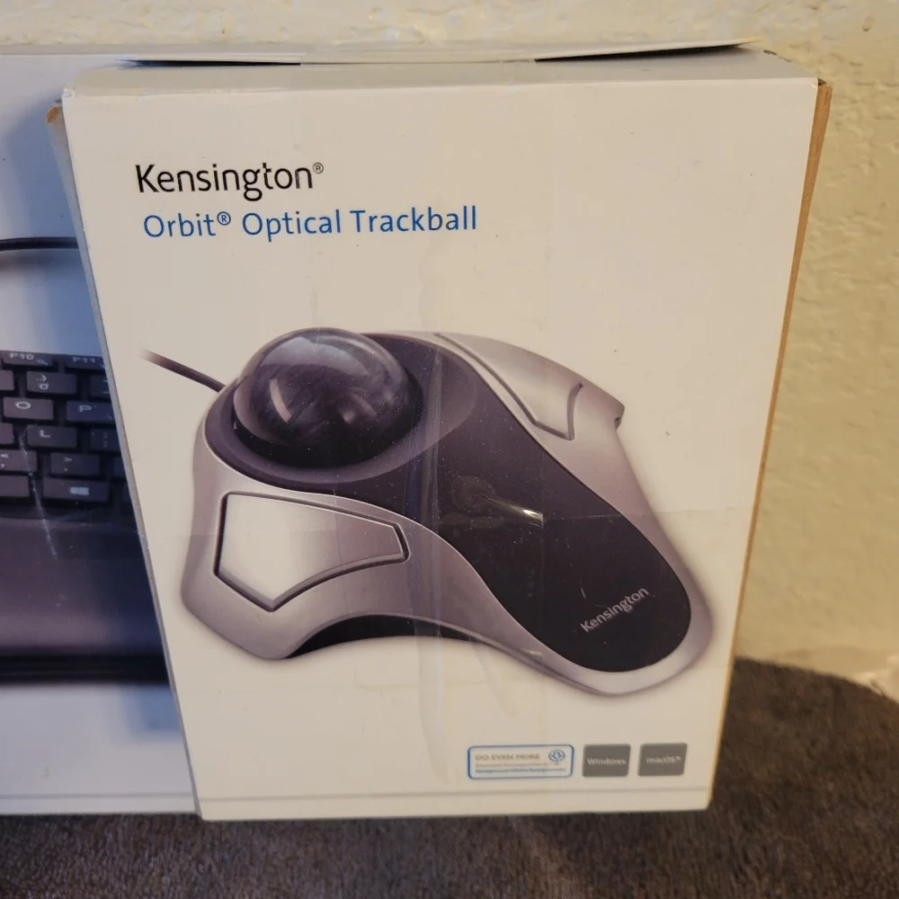 Kensington Keyboard + Trackball Bundle | Ergonomic Office Tech (Brand New)